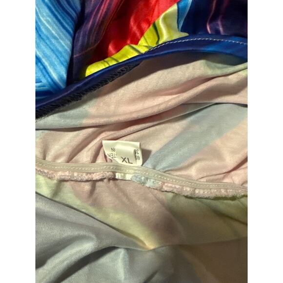 Maweii Allover Print Mock Neck Bodycon Dress size XL - Picture 5 of 6